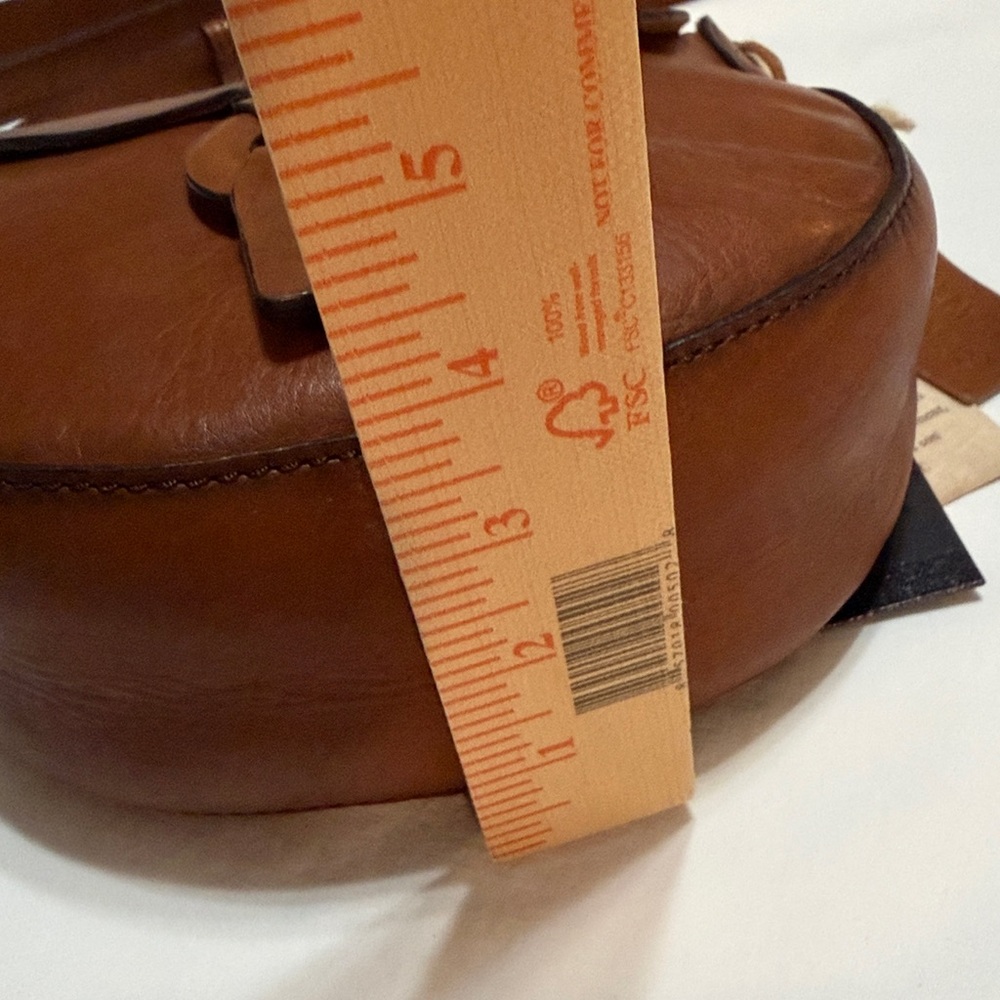 Brown Leather Crossbody Bag NWT - Picture 4 of 4